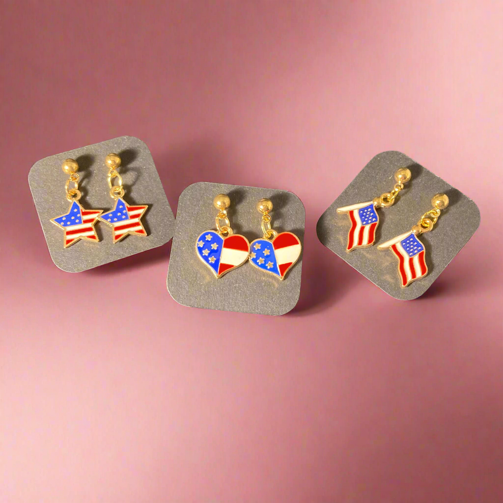 Patriotic Earrings