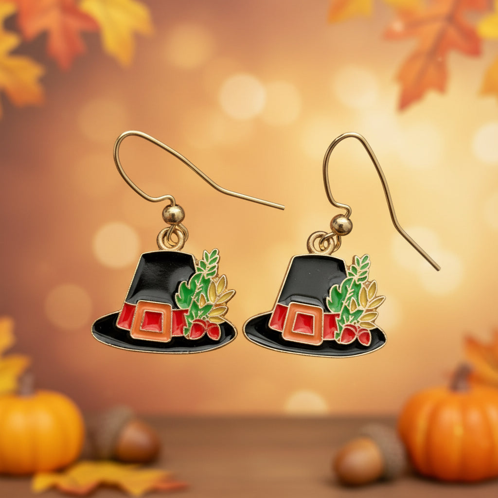 Thanksgiving earrings, harvest