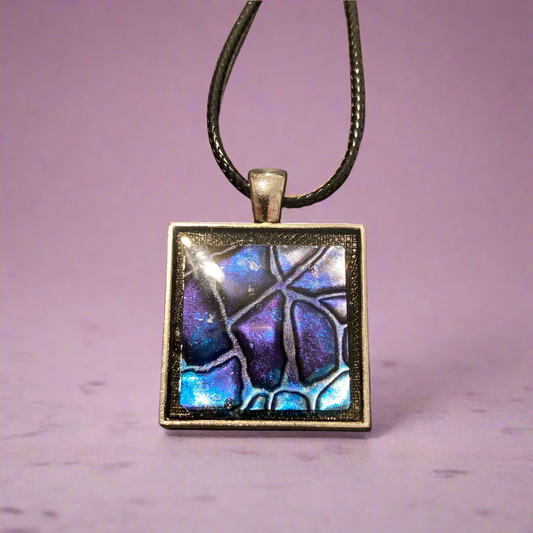 Snake skin necklace