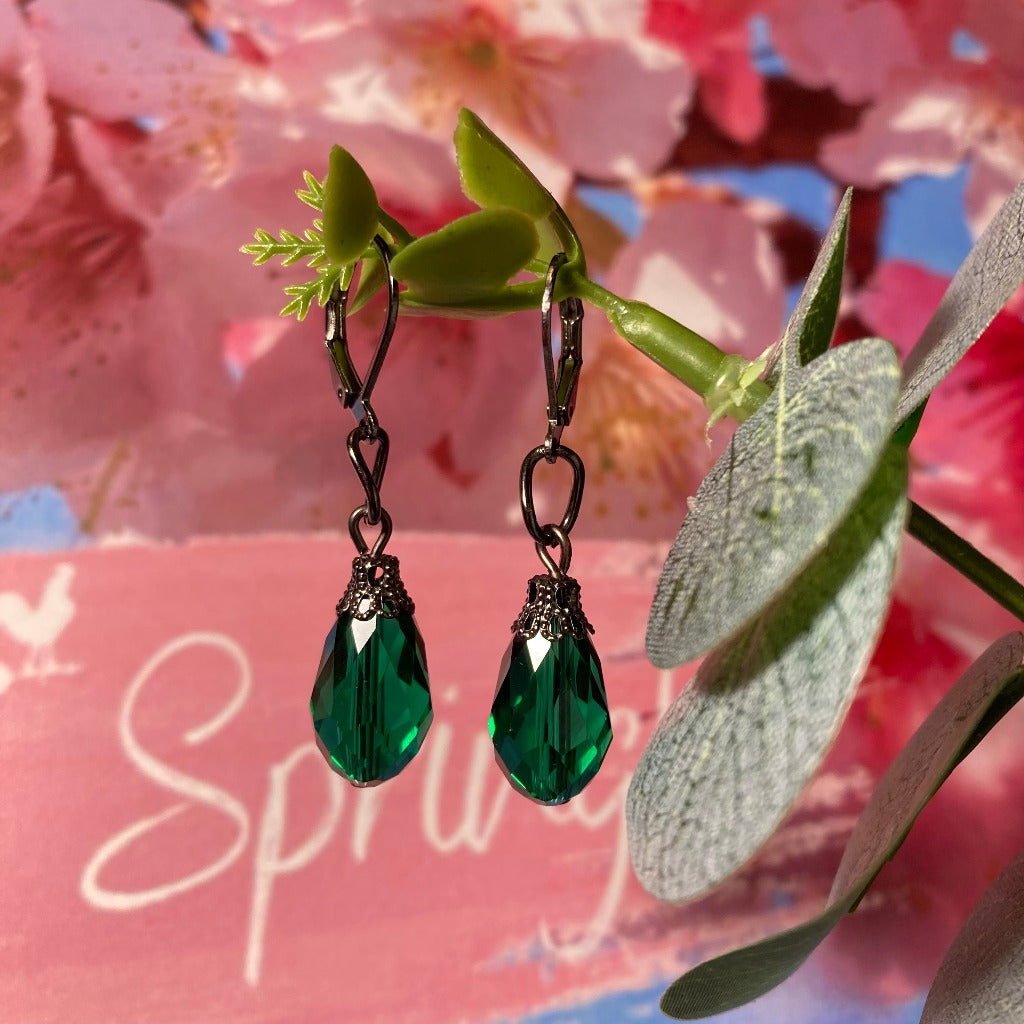 Emerald Drop Earrings