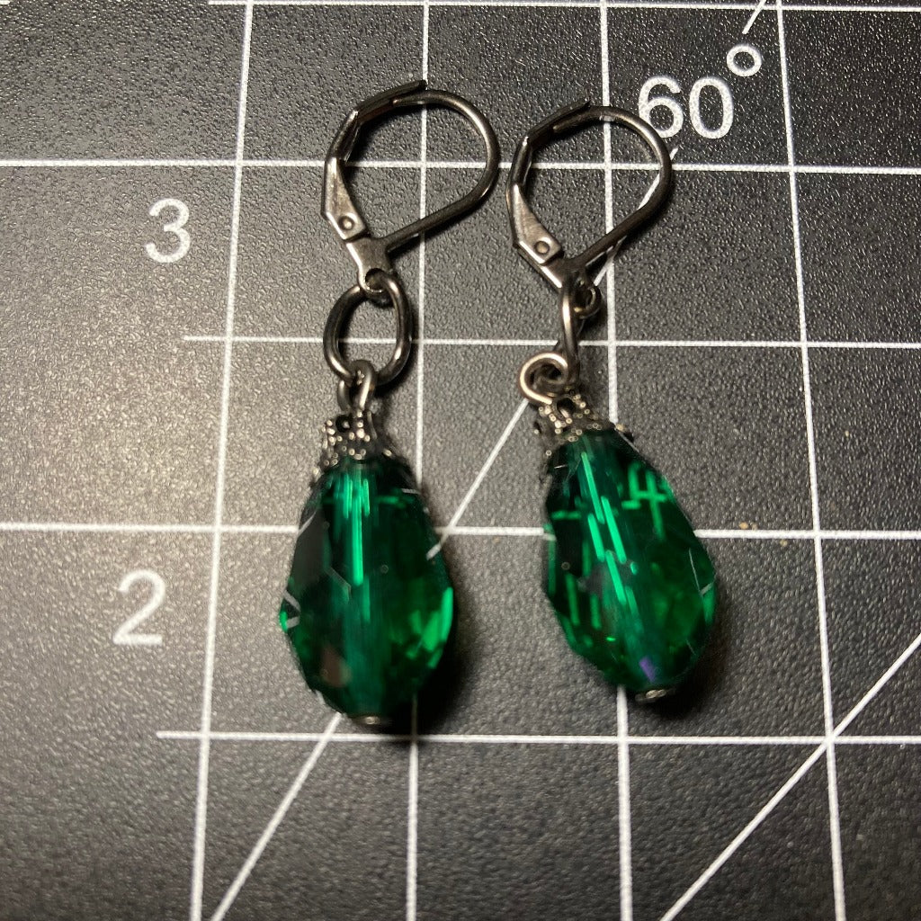 Emerald Drop Earrings