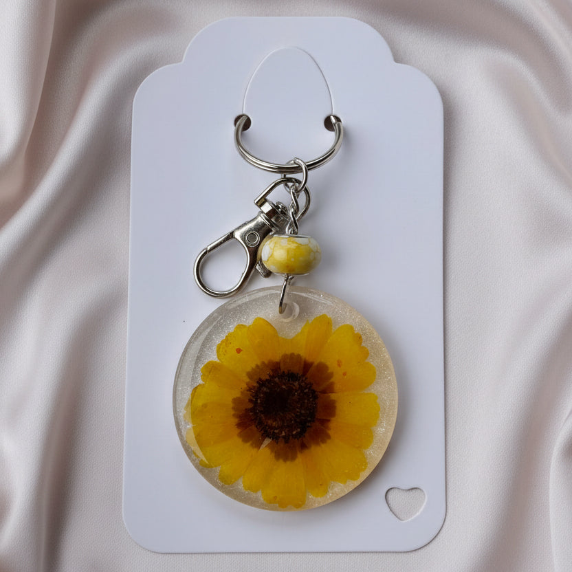 Floral bag charms/keychains