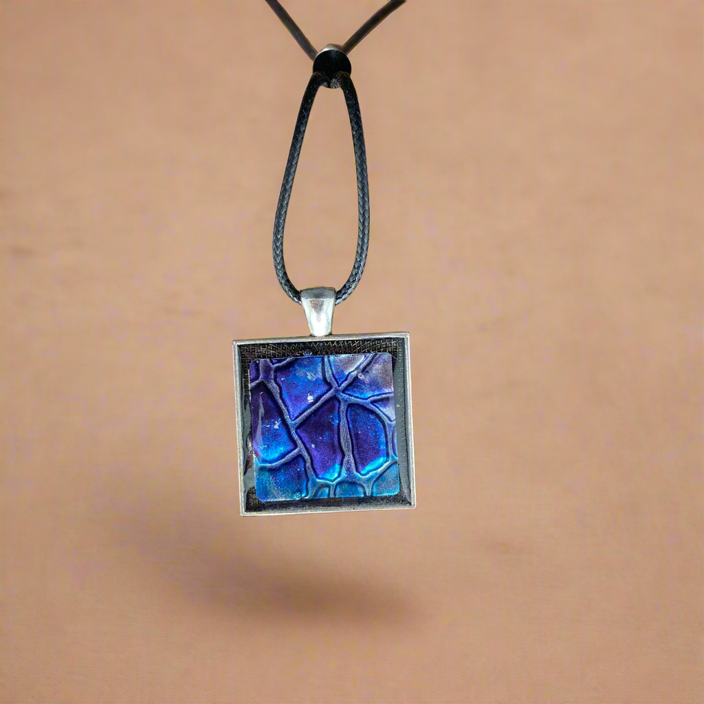 Snake skin necklace