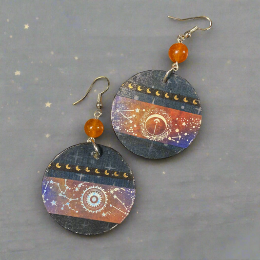 Constellation Paper Earrings