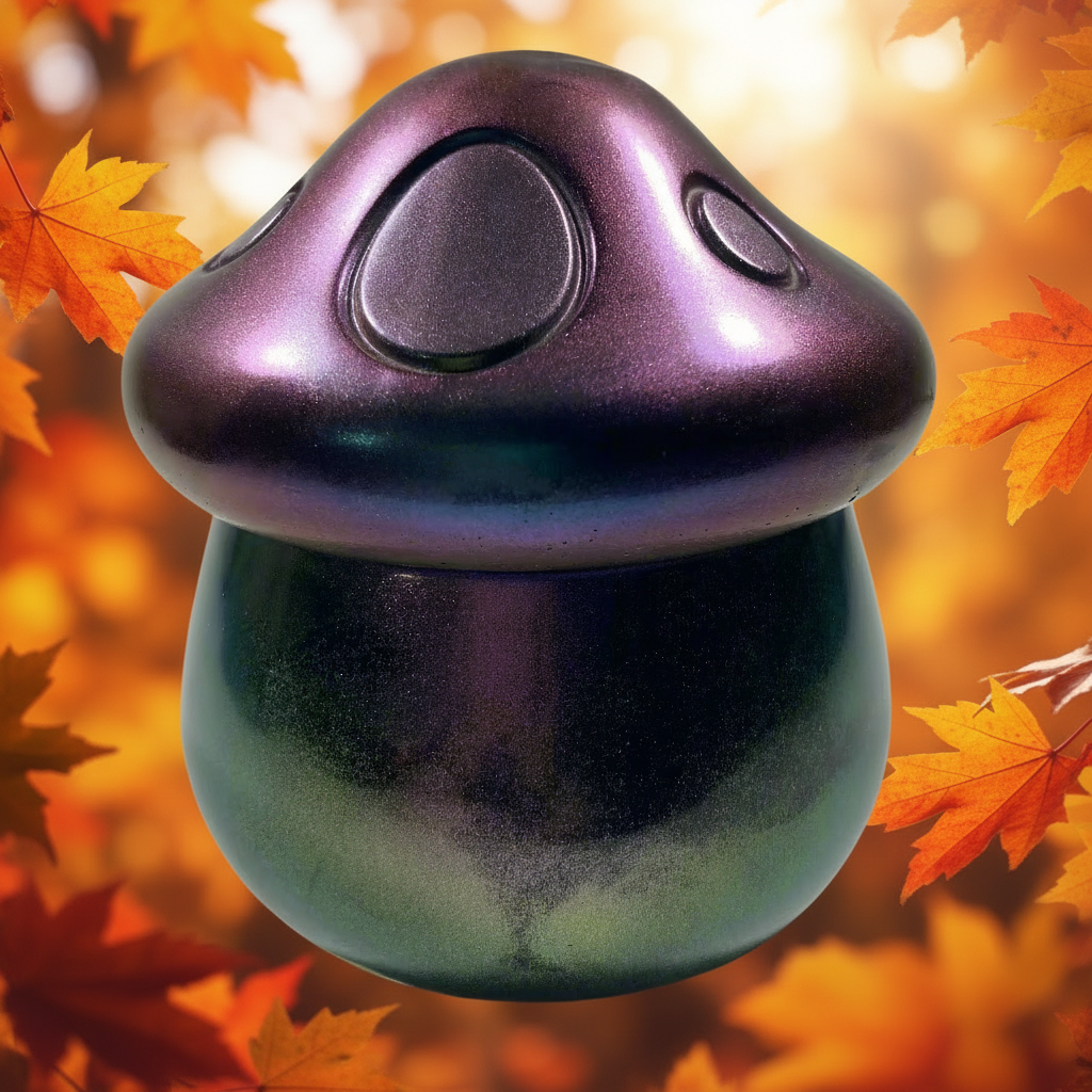 Mushroom Jar Purple
