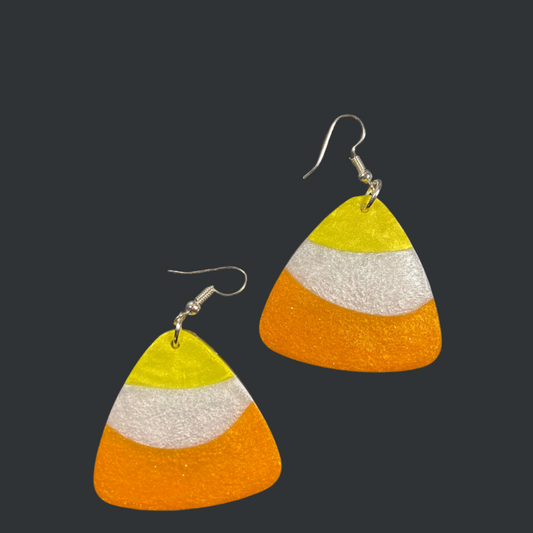 Candy Corn Earrings