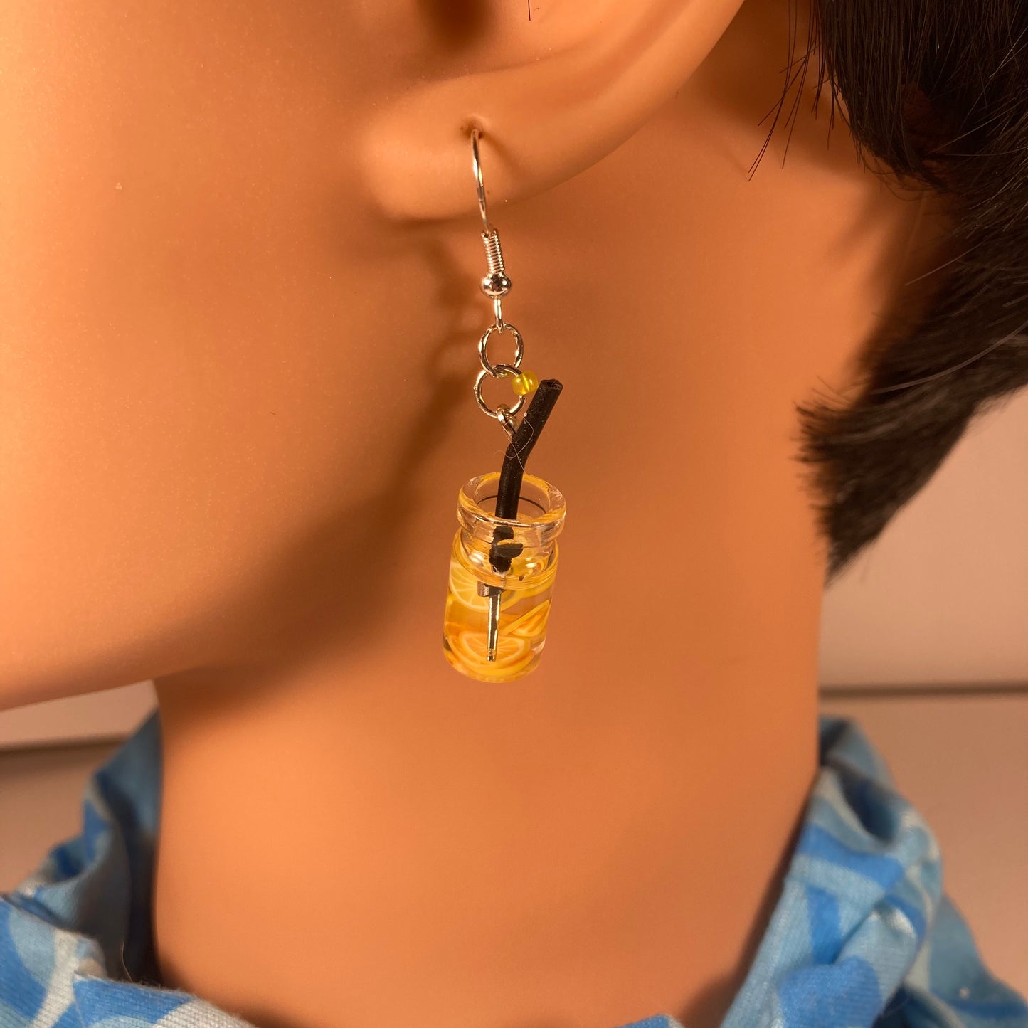 Lemon slices in water Earrings