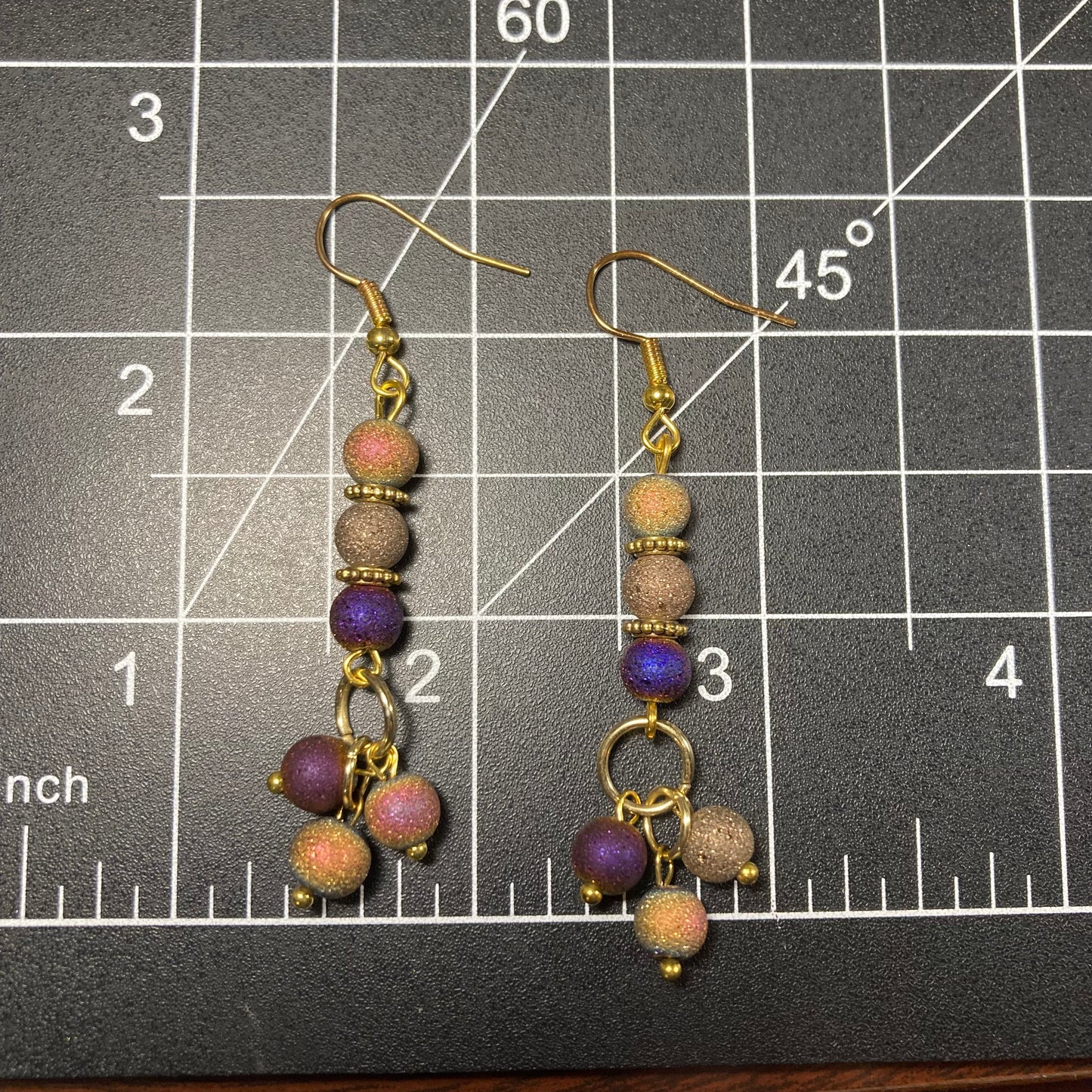 Autumn grape Earrings