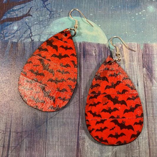 Bat earrings