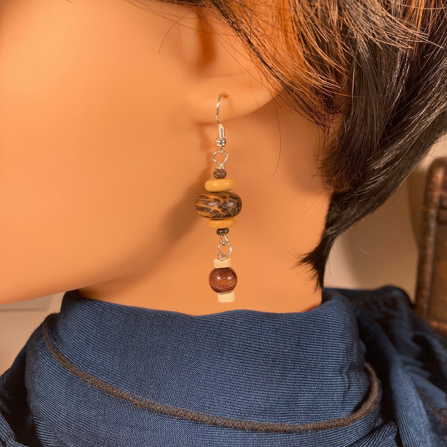 Wooden beads Earrings