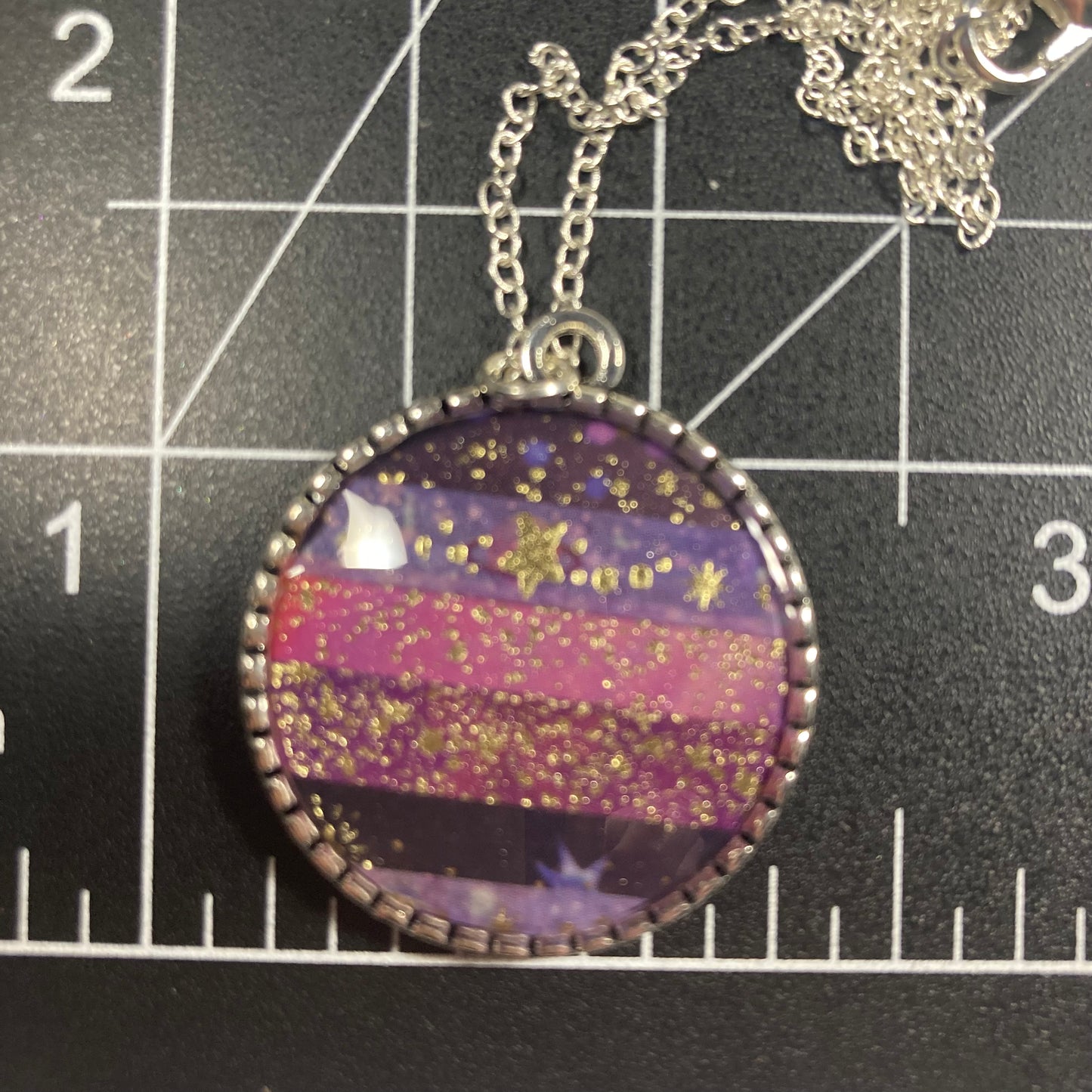 Paper Galaxy necklace