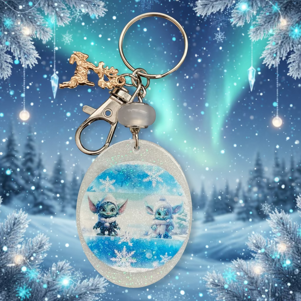 Bag charm, keychain whimsical Fae Folk