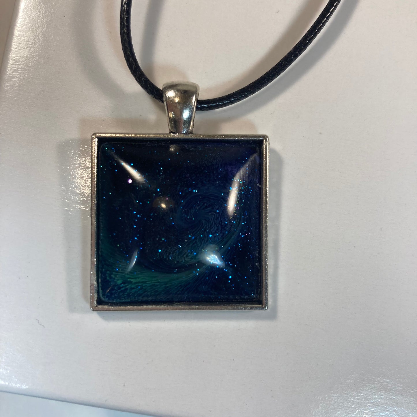 Blue Galaxy Necklace