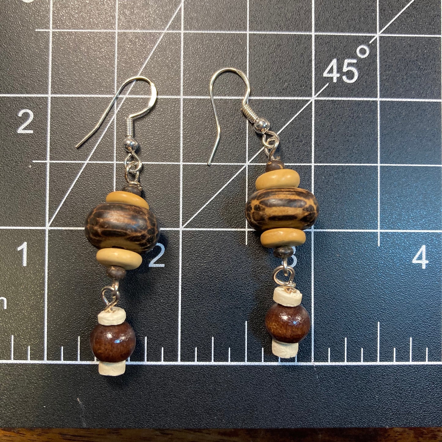 Wooden beads Earrings