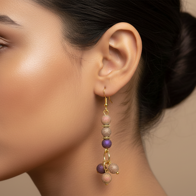 Autumn grape Earrings
