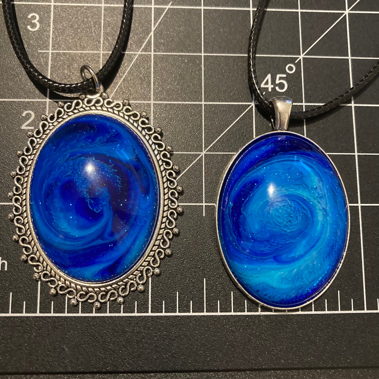 Galaxy Necklaces, blue