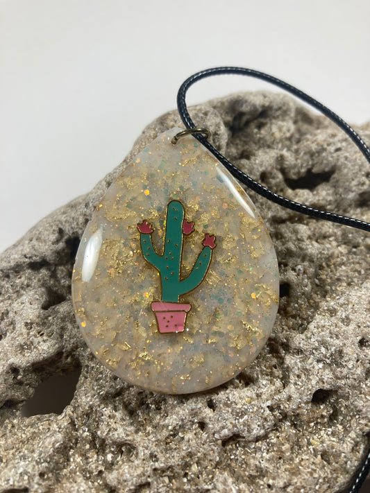 Long Cactus Necklace