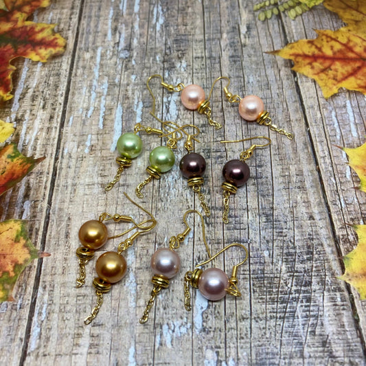 Shades of Fall Drop Earrings