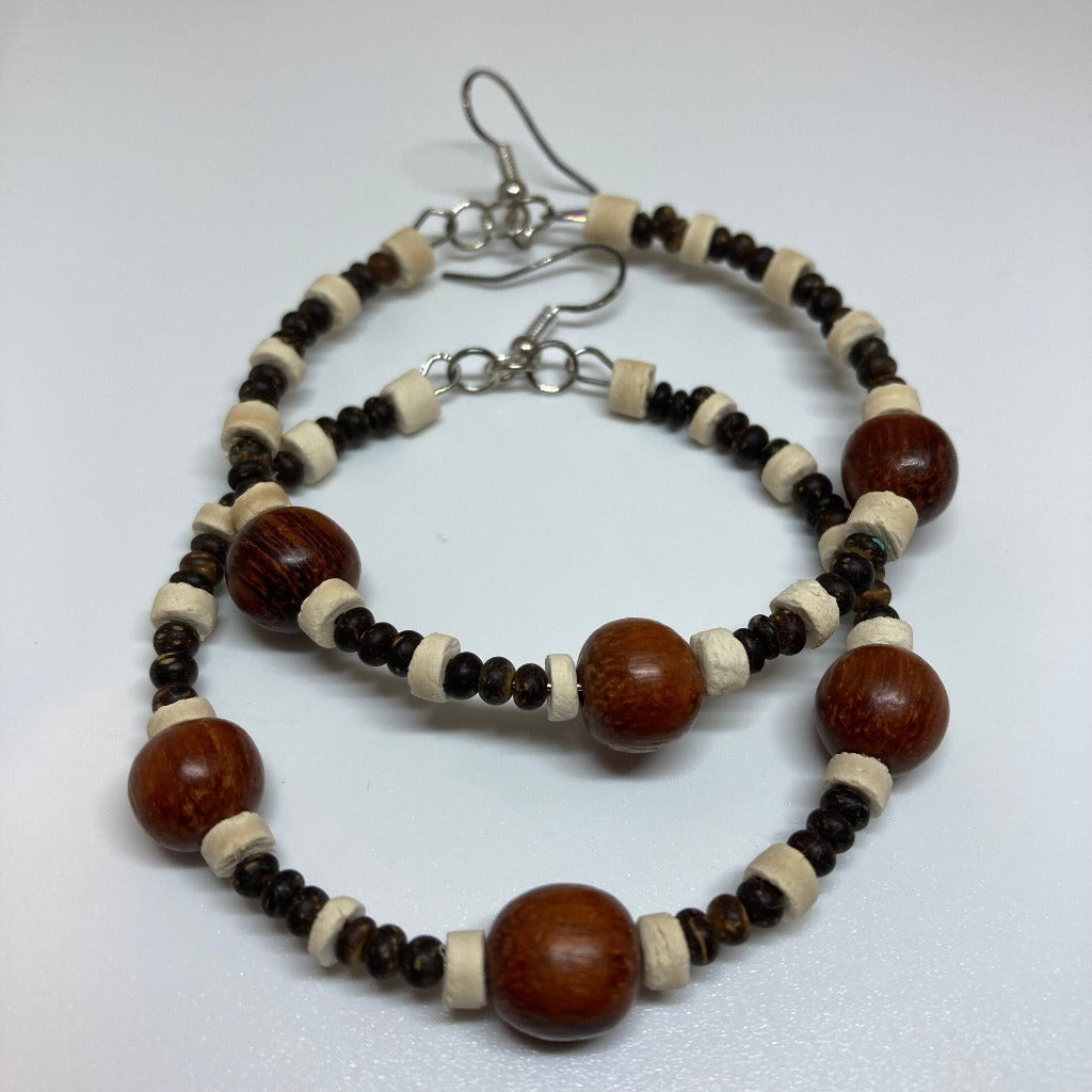 Rattlesnake Hoop Earrings