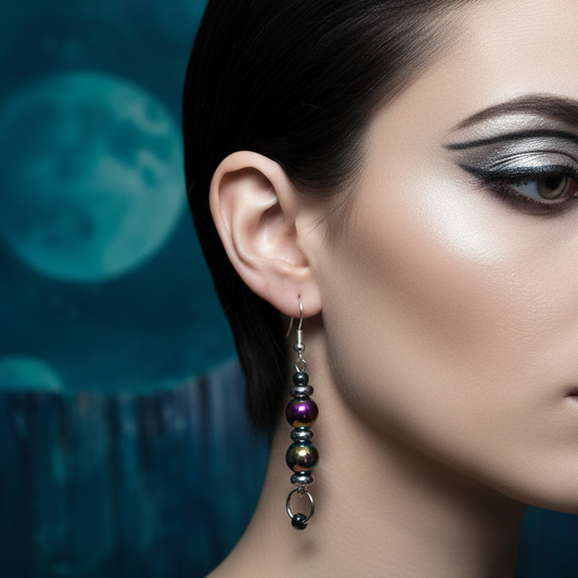 Iridescent Drop Earrings