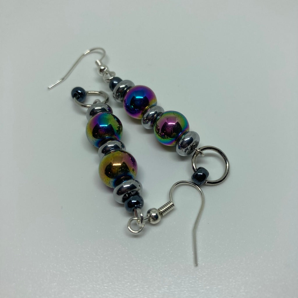 Iridescent Drop Earrings