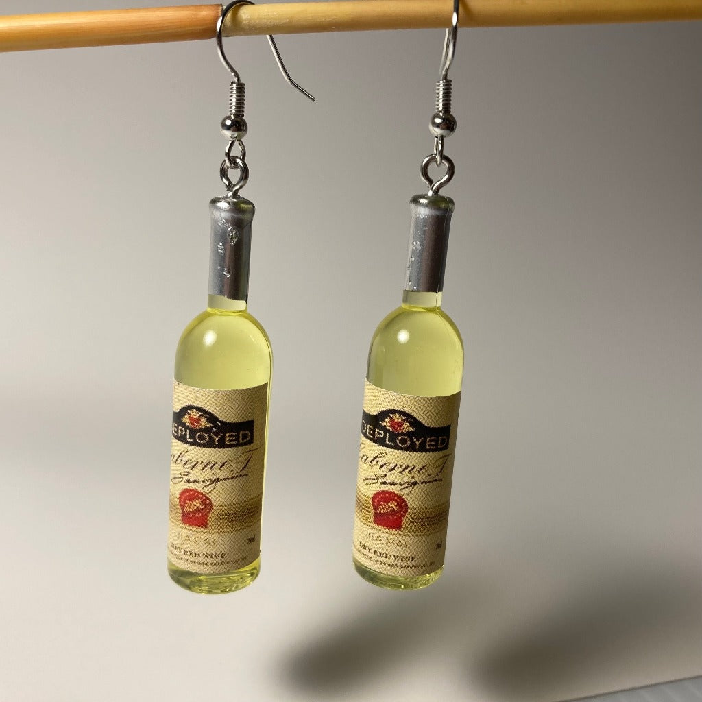 Champagne Bottles Earrings