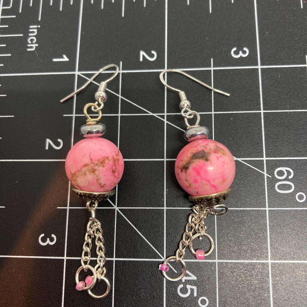 Pink Marble Orbs