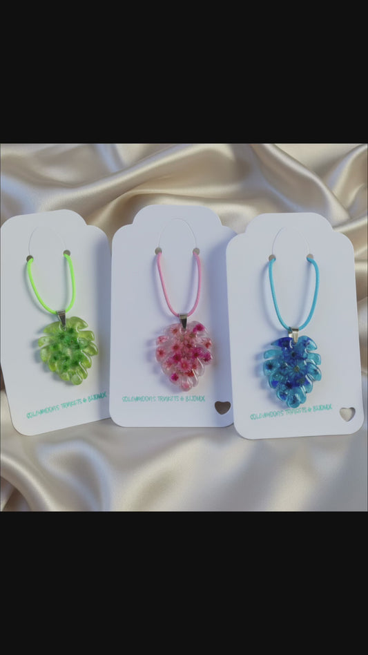 Real flowers Spring Necklace