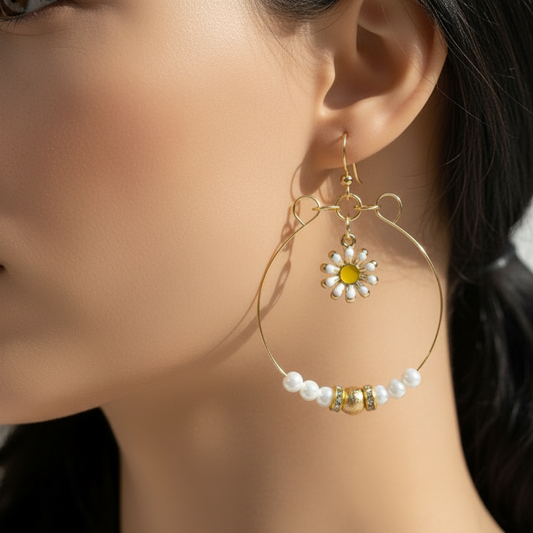 Daisy Dangle Earrings